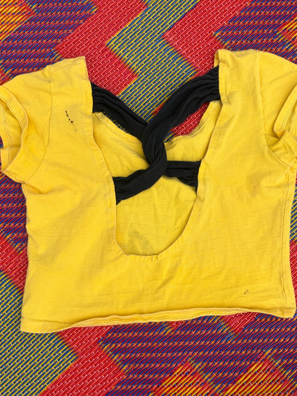 Vintage Bolt crop top with open back - Picture 2 of 3